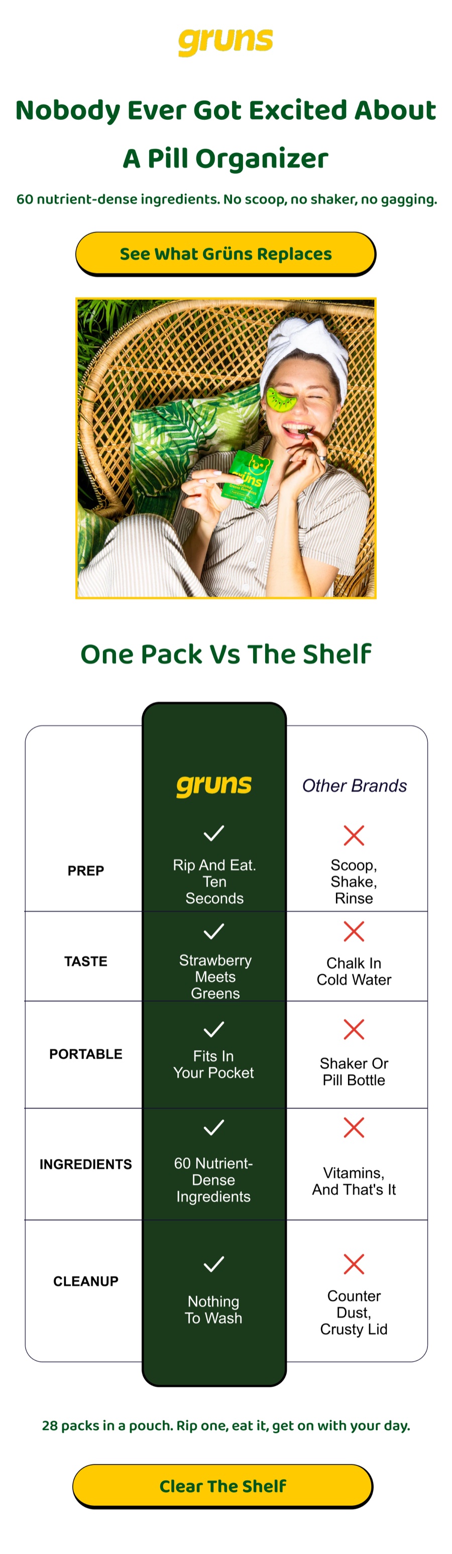 Campaign · One Pack Vs The Shelf